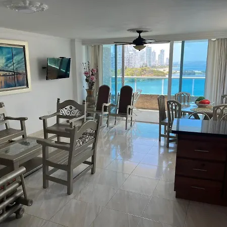 3tc6 Apartamento De 3 Alcobas Cerca Al Mar Con Vista Aire Acondicionado Y Wifi Apartamento *
